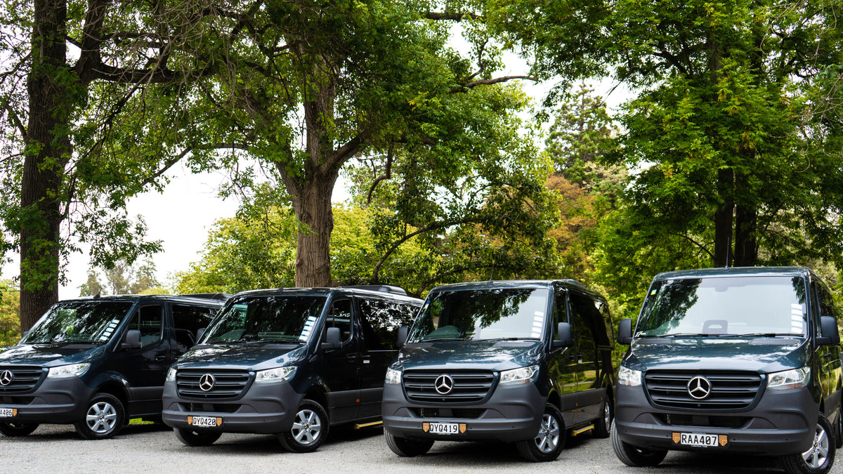 Canterbury Trails Fleet of Vans