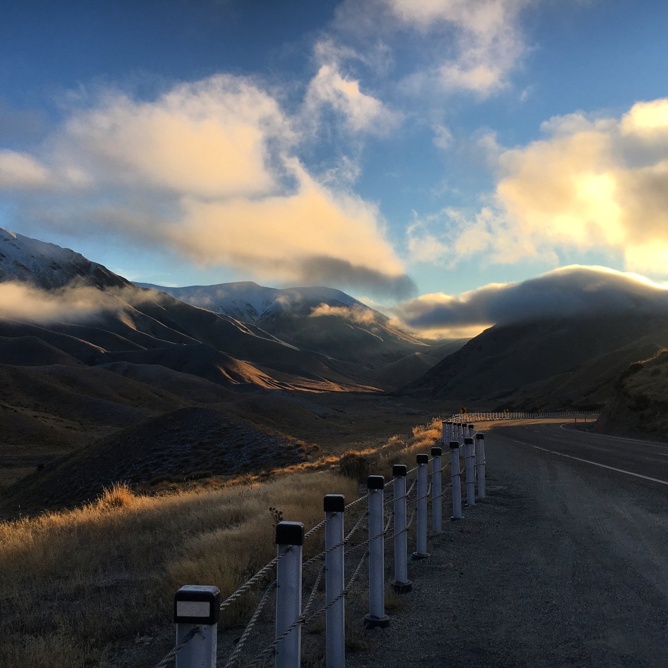 Road near the summit of Arthurs Pass