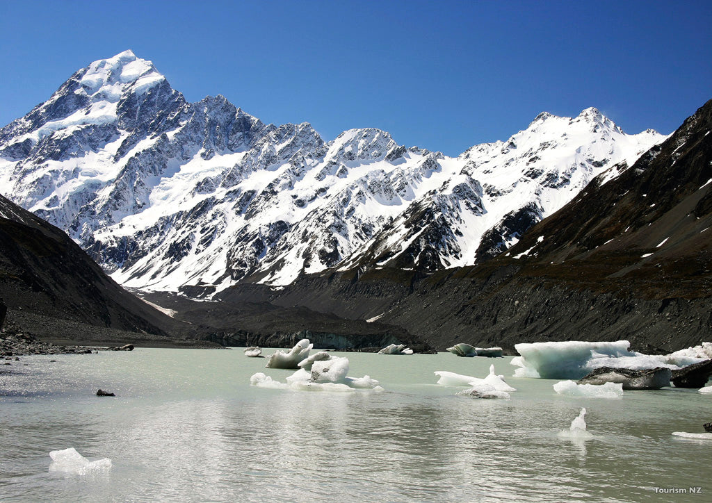 Hooker Valley Icebergs