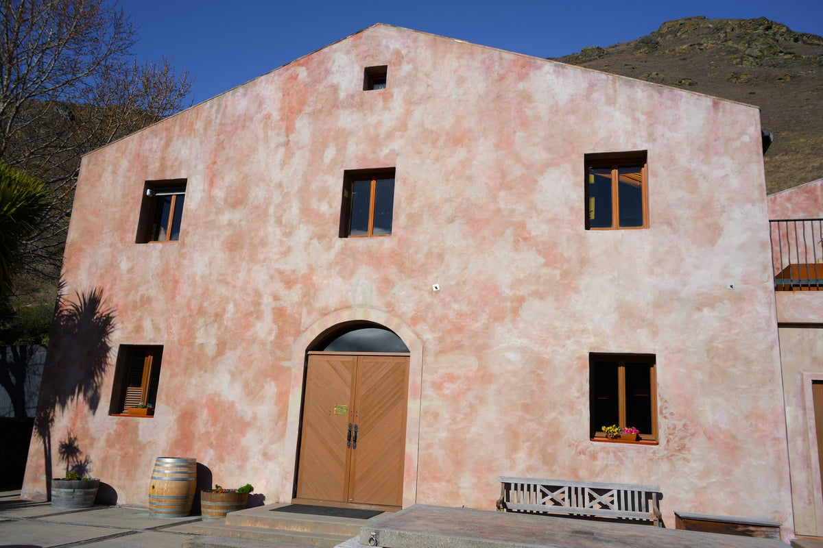 The cellar door building at Chard Farm
