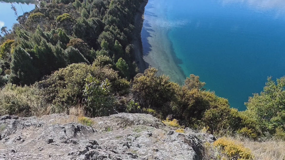 The spit at Bob's Cove, with the mountains mirrored in still water